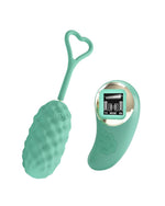 Vivian Vibrating Egg with Digital Screen Remote Control Green