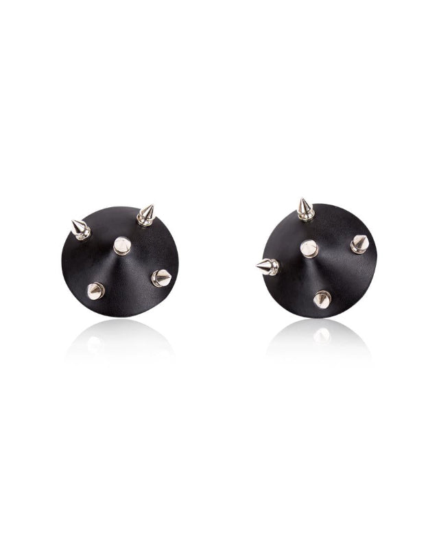 Nipple Covers with Spikes Black