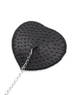 Nipple Covers with Metal Chain Black