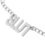 Nipple clamps with Chain Slut