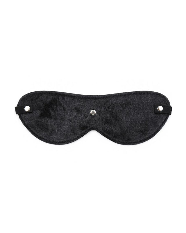 Fur Blindfold with 3 Rivets