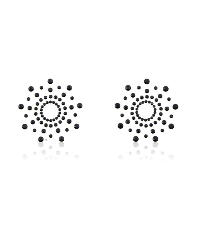 Snowflake Nippel Covers Black