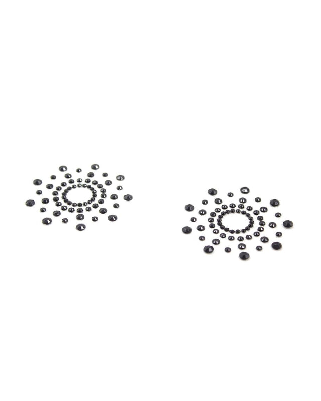 Snowflake Nippel Covers Black