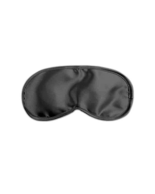 Satin Love Mask Black