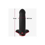 Amor Dildo Black Red