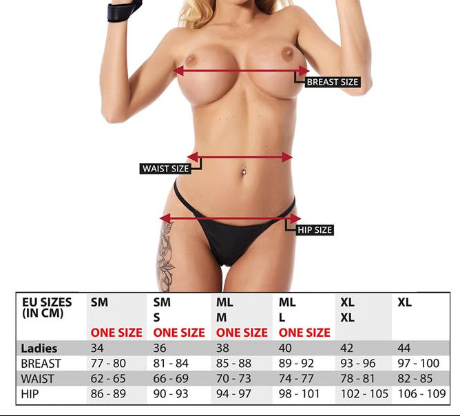 Leather Open Bra Adjustable