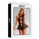 Ariella Open Back Teddy with Floral Pattern
