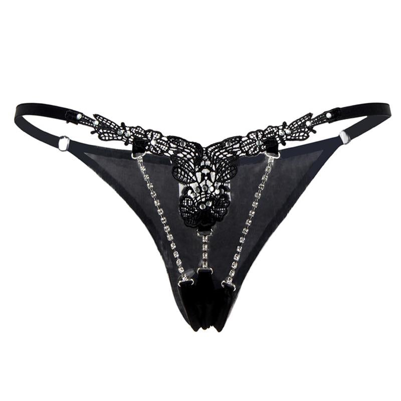 Emillie Lace Thong with Breads