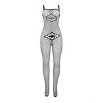 Katia Fishnet Bodystocking with Geometric Patterns