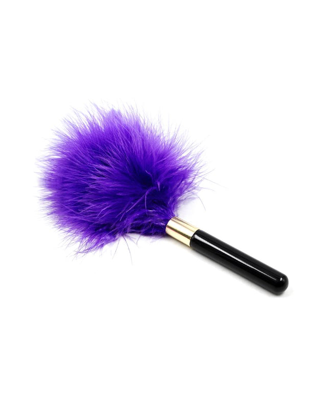 Feather Tickler Mini Purple 18cm