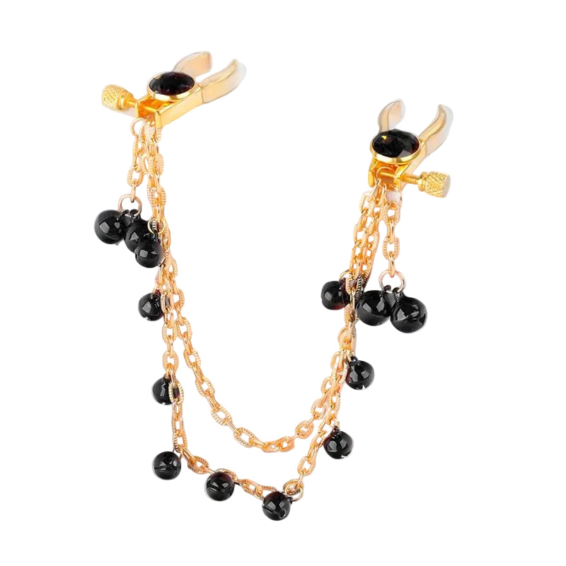 Nipple Clamps with Chain and Bells