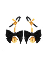 Nipple clamps with Bow Black