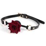 Gold Metal rose gag Ball