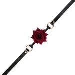 Gold Metal rose gag Ball