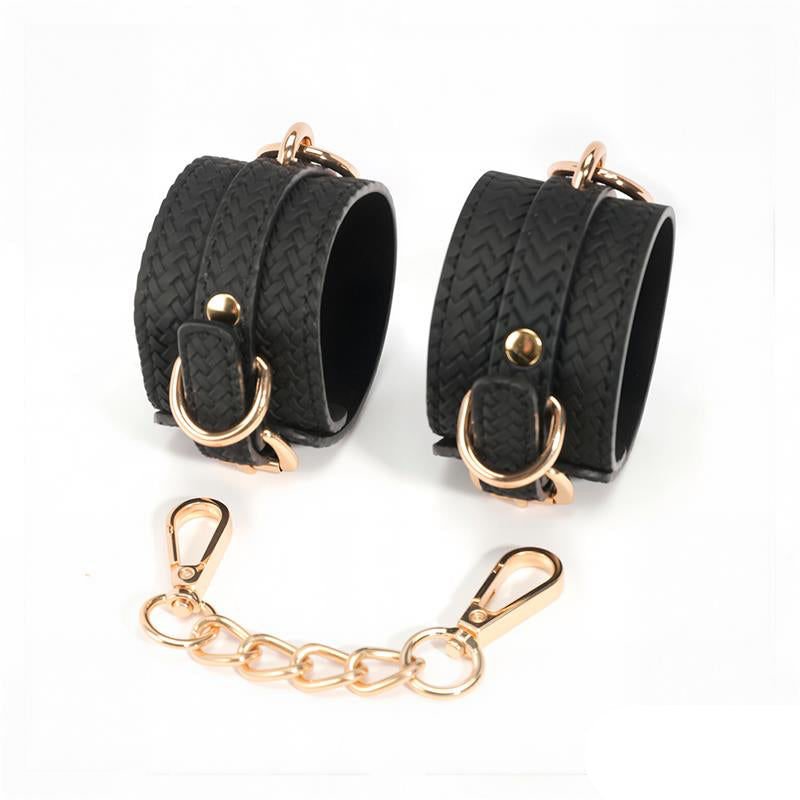 Weaving patterns wrist cuff Golden Chain