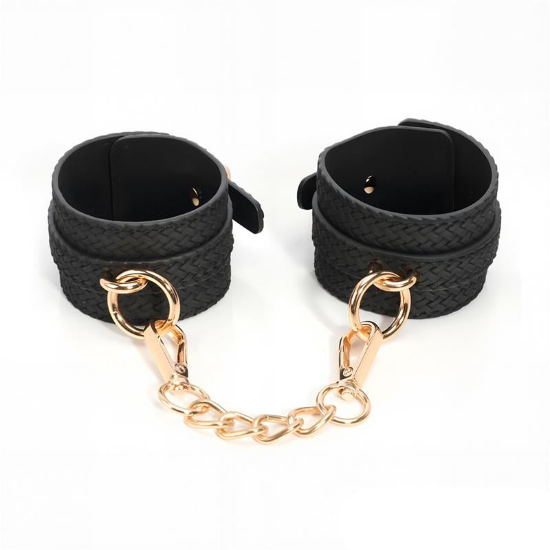 Weaving patterns ankle cuff Golden Chain