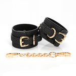 Weaving patterns ankle cuff Golden Chain