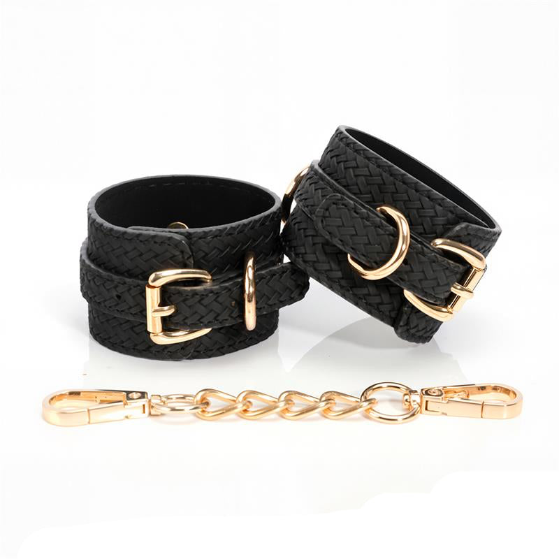 Weaving patterns ankle cuff Golden Chain