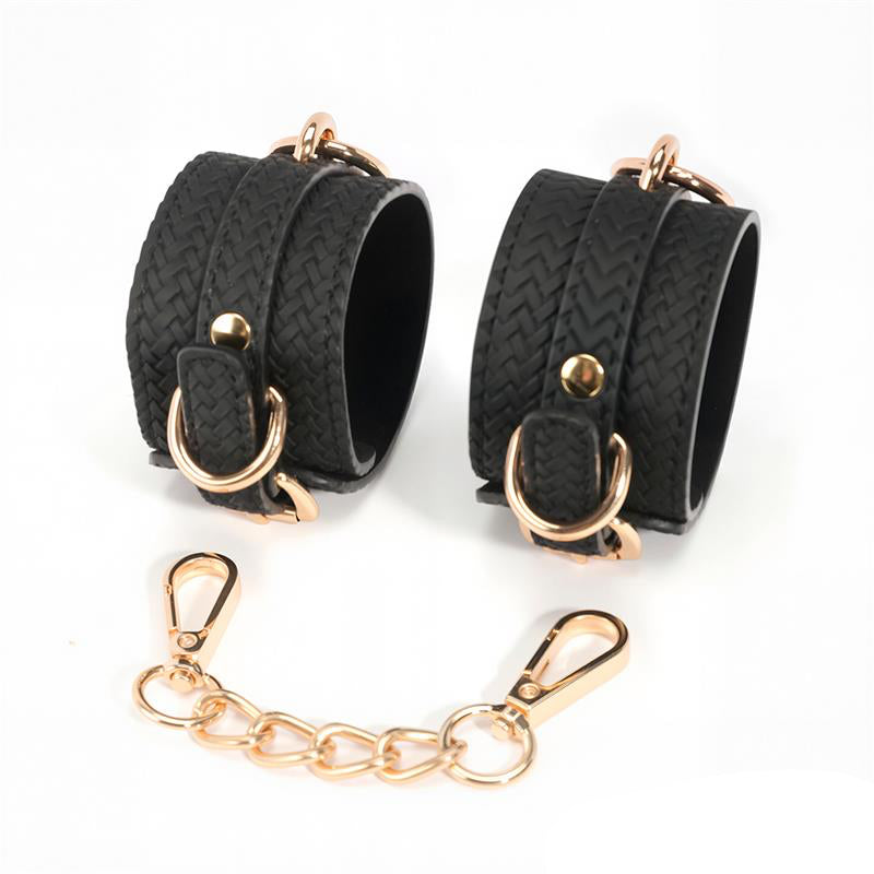 Weaving patterns ankle cuff Golden Chain