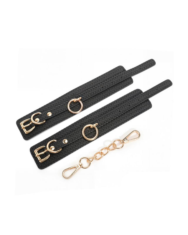 Weaving patterns ankle cuff Golden Chain