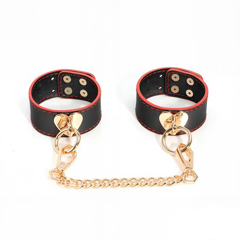 Wrist Cuff with Golden Chain