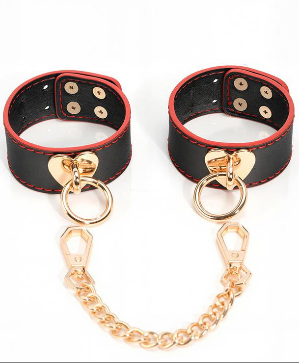 Wrist Cuff with Golden Chain