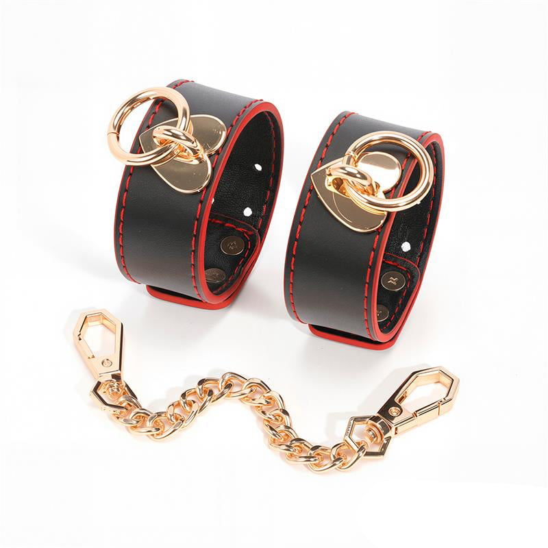 Wrist Cuff with Golden Chain