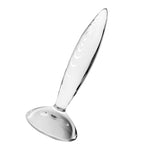 Butt Plug Sparkling Crystal Hot and Cold Clear