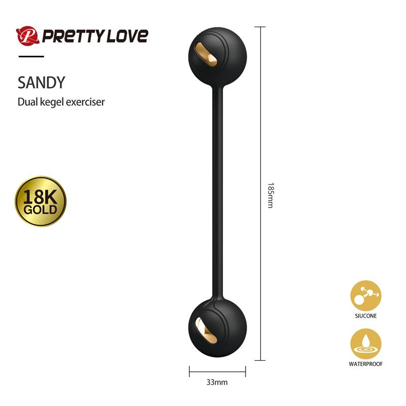 Luxury Set Queens with 12 Toys Black and 18k Gold