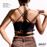 Elva Vegan Leather Chest Harness One size