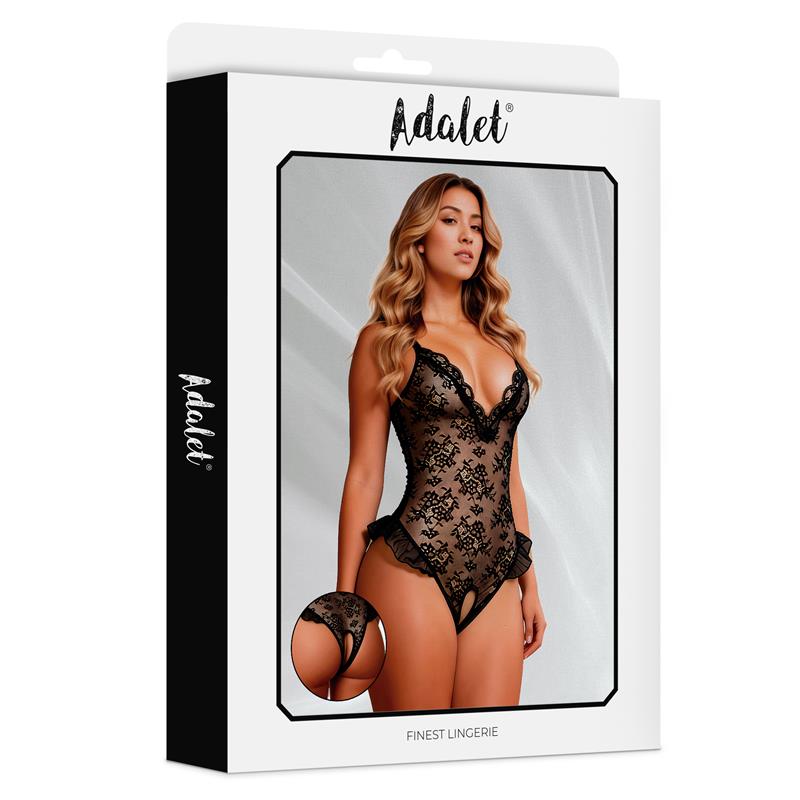 Iris Open Teddy Black