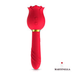 Rose with Suction and Vibe 2 in 1