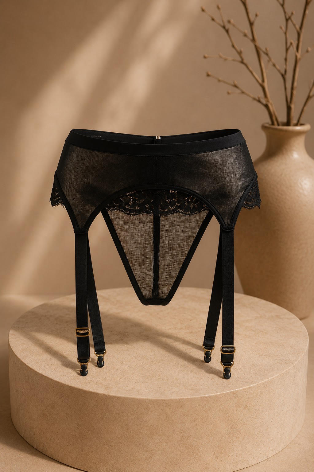 Talia Garter and Thong Set